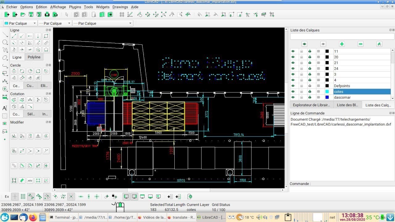 Libre Cad – 2D CAD Computer Aided Design Software Package for MAC on CD-ROM