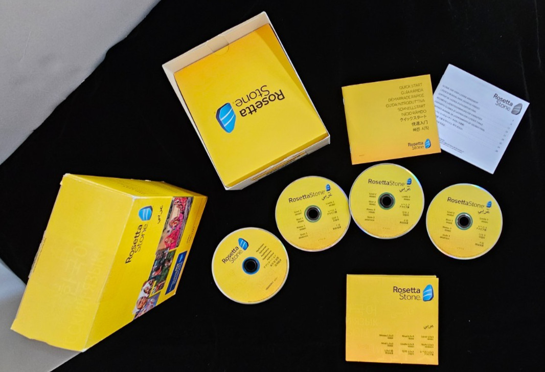 Rosetta Stone Arabic, Level 1, 2 & 3, Version 4, No headphones