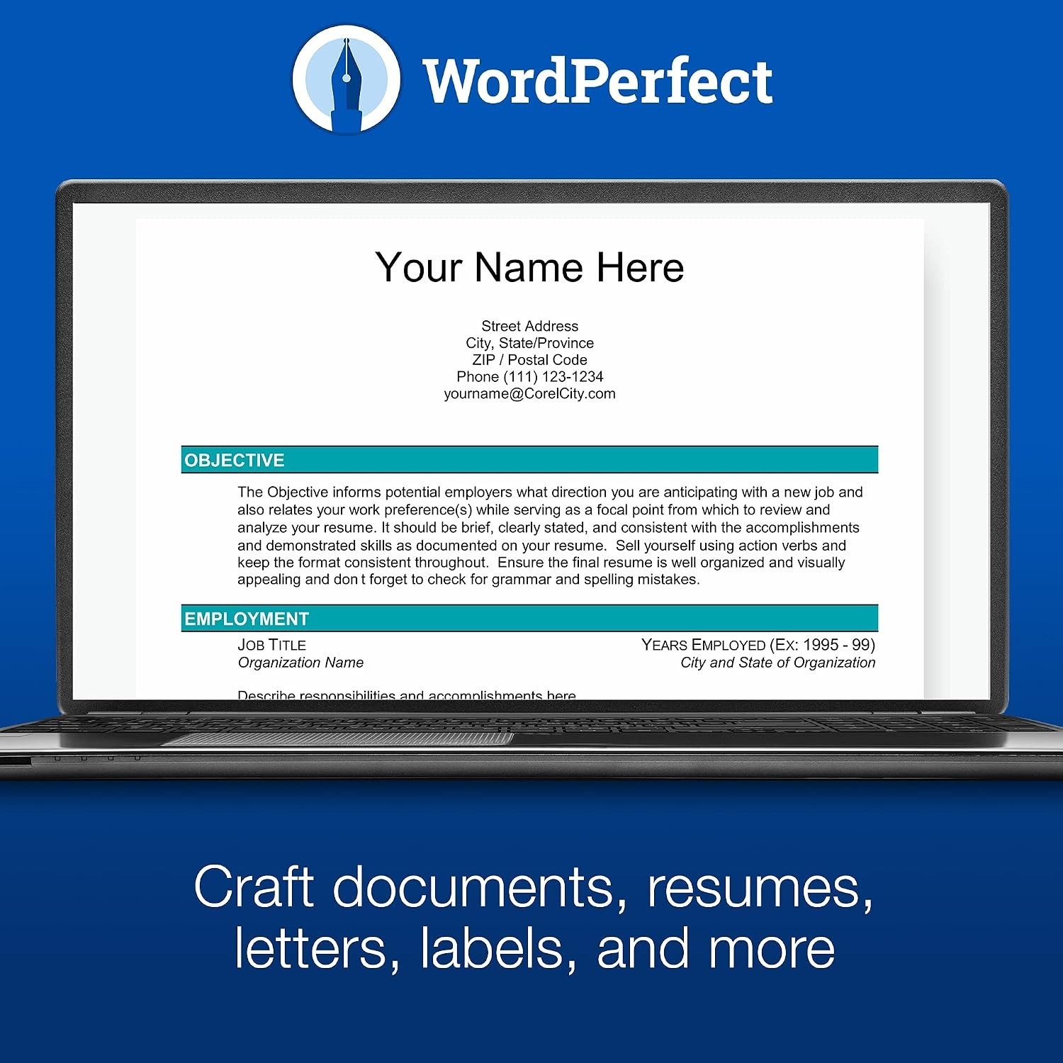 WordPerfect Office Home & Student 2021 | Office Suite of Word Processor, Spre…