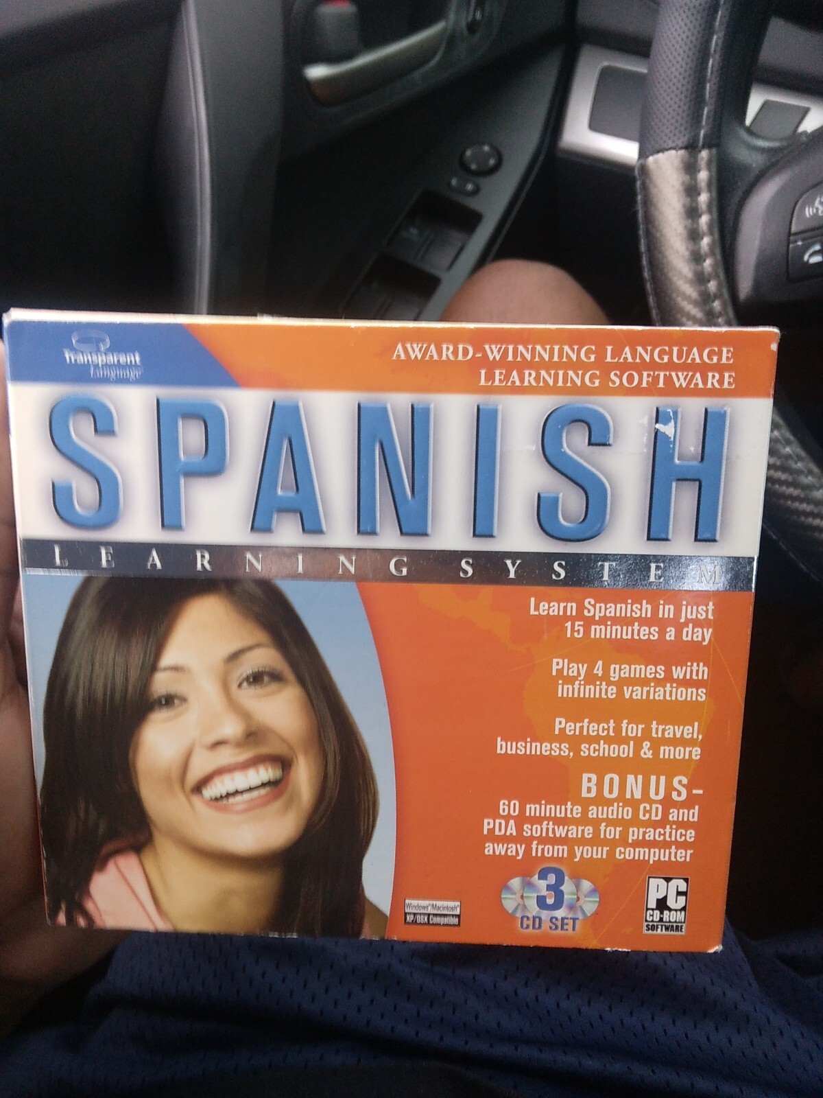 Encore Spanish Learning System – 3 PC Windows and Mac CD-ROM Set -New-Sealed-