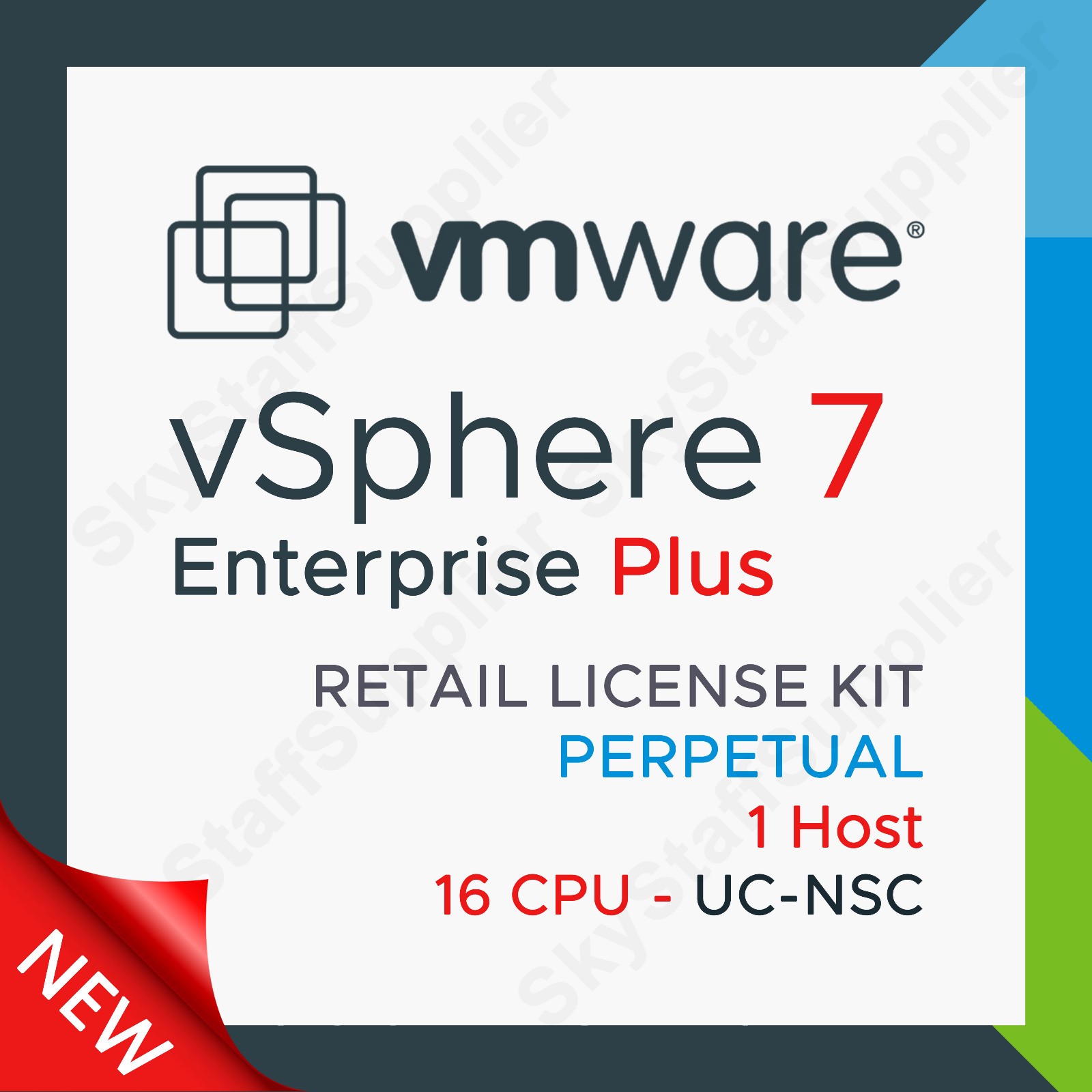 VMware vSphere Enterprise Plus v.7 – 4 CPU License – Perpetual UC NSC BRAND NEW