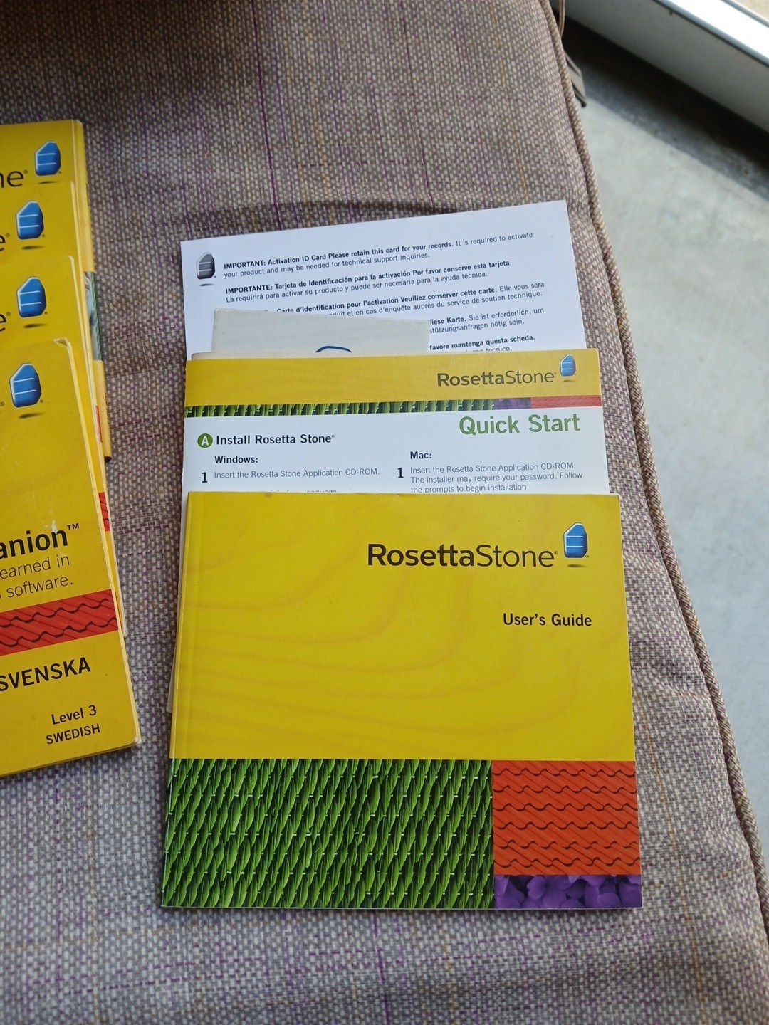 Rosetta Stone Swedish 1,2 &3