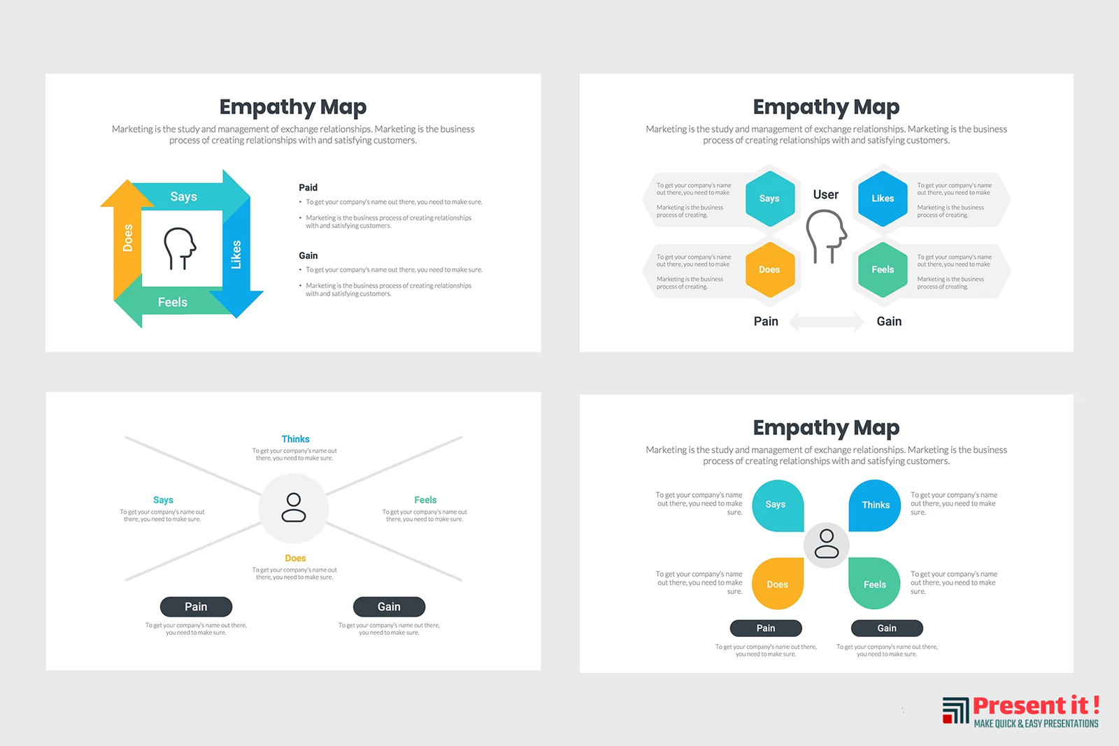 Empathy Map Infographics Template