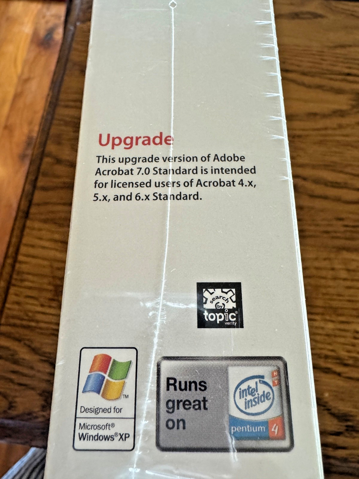 Adobe Acrobat 7.0 Standard Upgrade Windows XP 22001980- NEW & FACTORY SEALED-