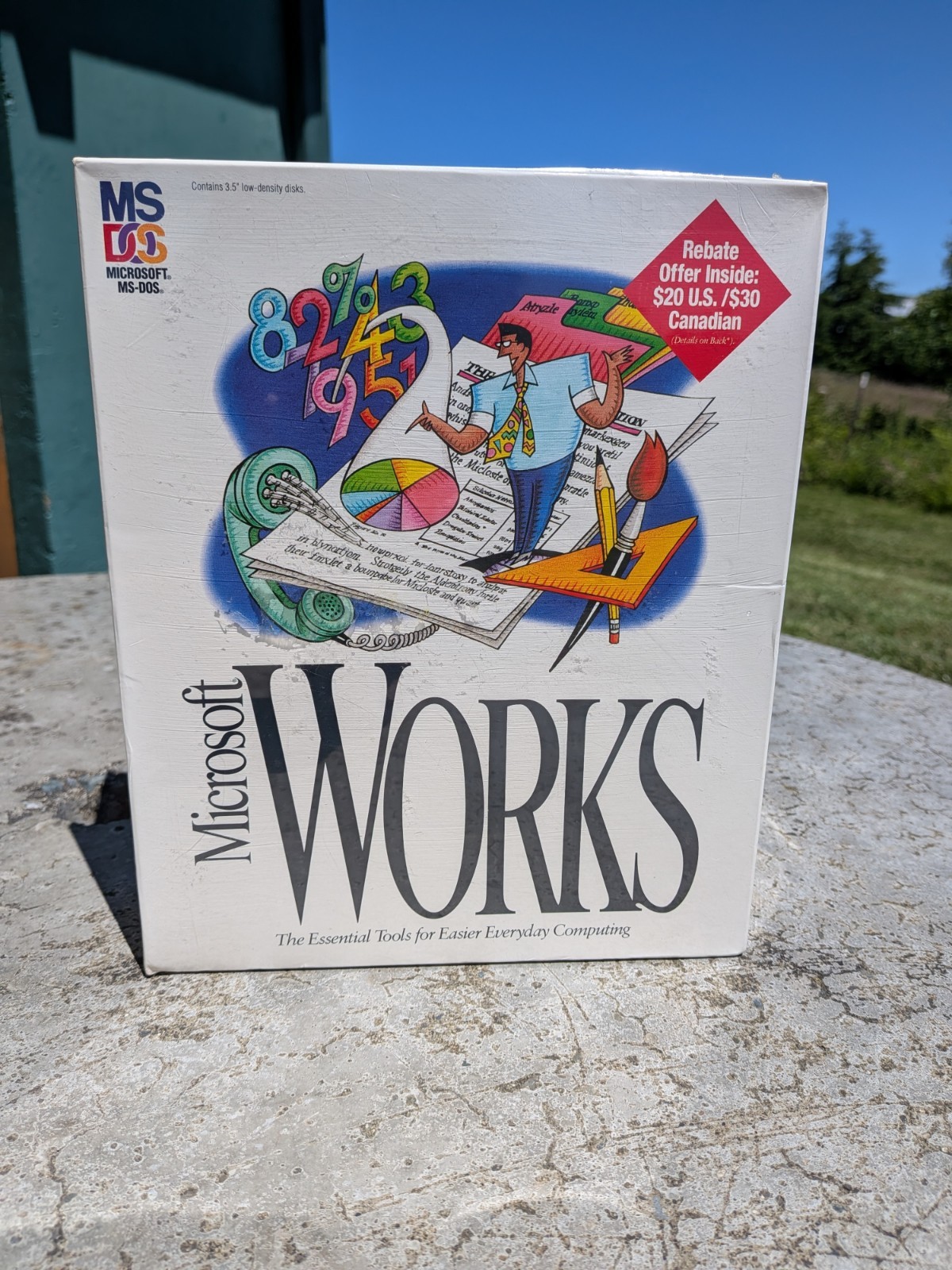 Microsoft Works 3.0 – Full Retail Package(Vintage)