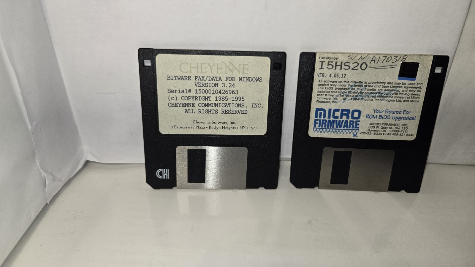 Microsoft Thumbs + Norton Cheyenne Parsons Western Digital hard 3.5″ Floppy Disk