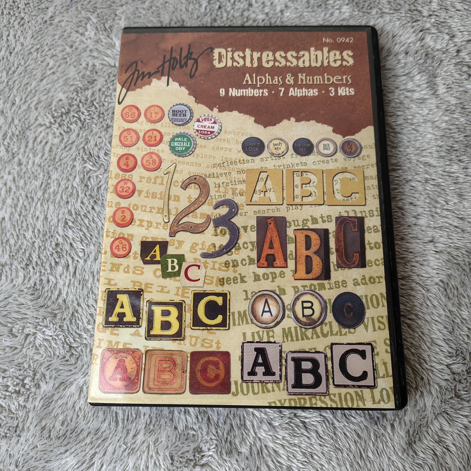 TIM HOLTZ DISTRESSABLES CD Lot with DVDs 5 total Scrapbooking Cardmaking Design