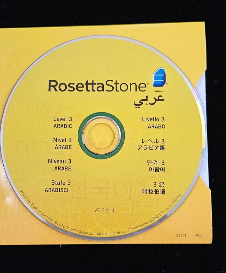 Rosetta Stone Arabic, Level 1, 2 & 3, Version 4, No headphones