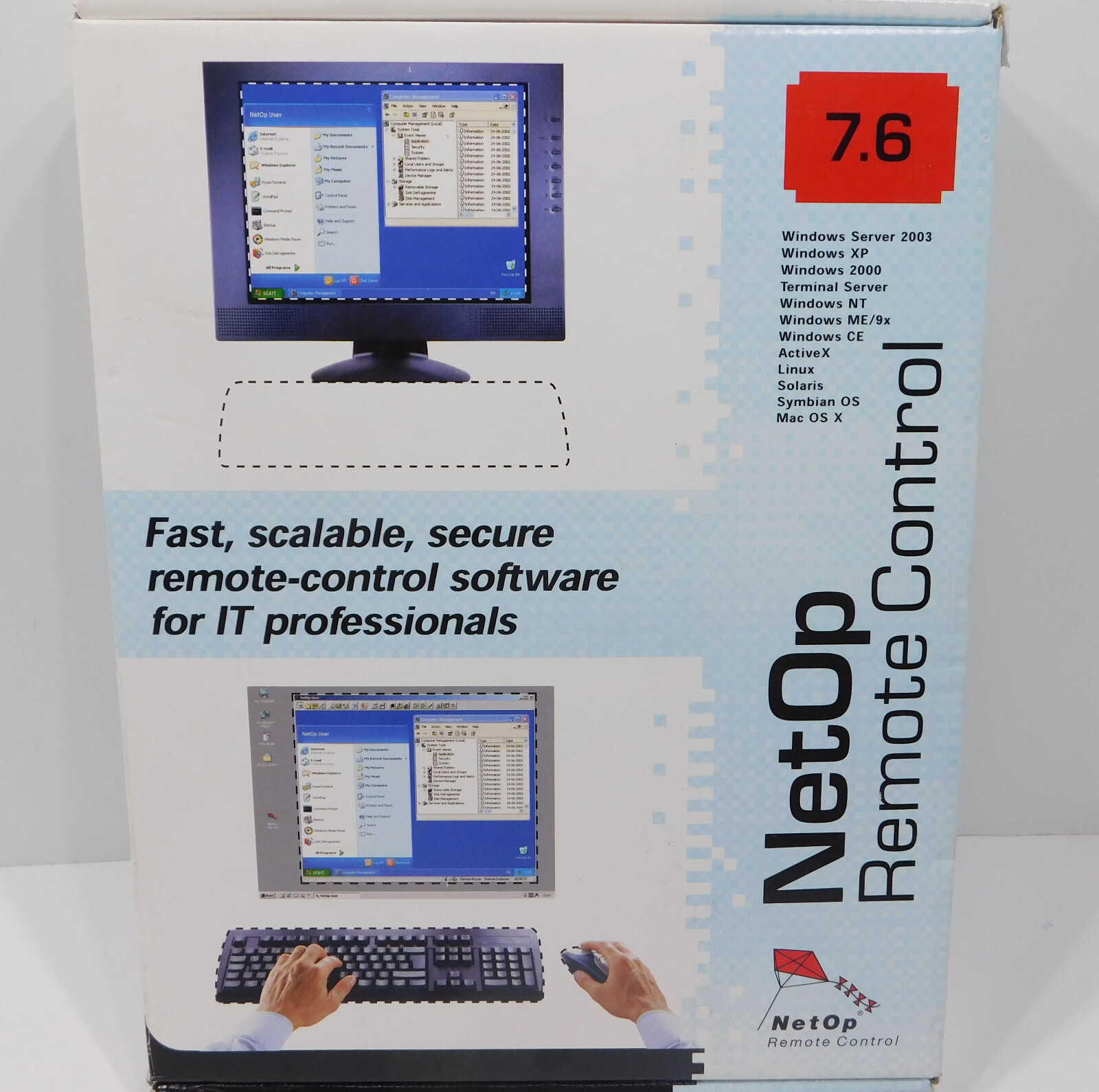 Netop Remote Control Version 7.6 1 Guest B4K086 + 1 Host C2001UK-760 Software