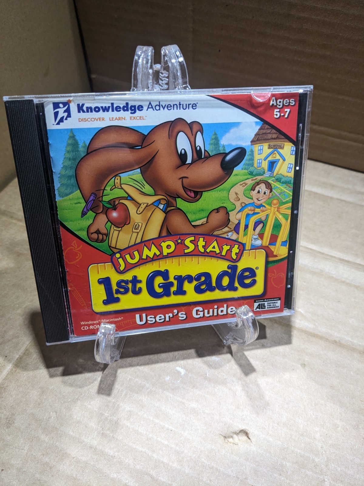 Jump Start 1st Grade Knowledge Adventure CD-ROM Homeschool Educational Learning