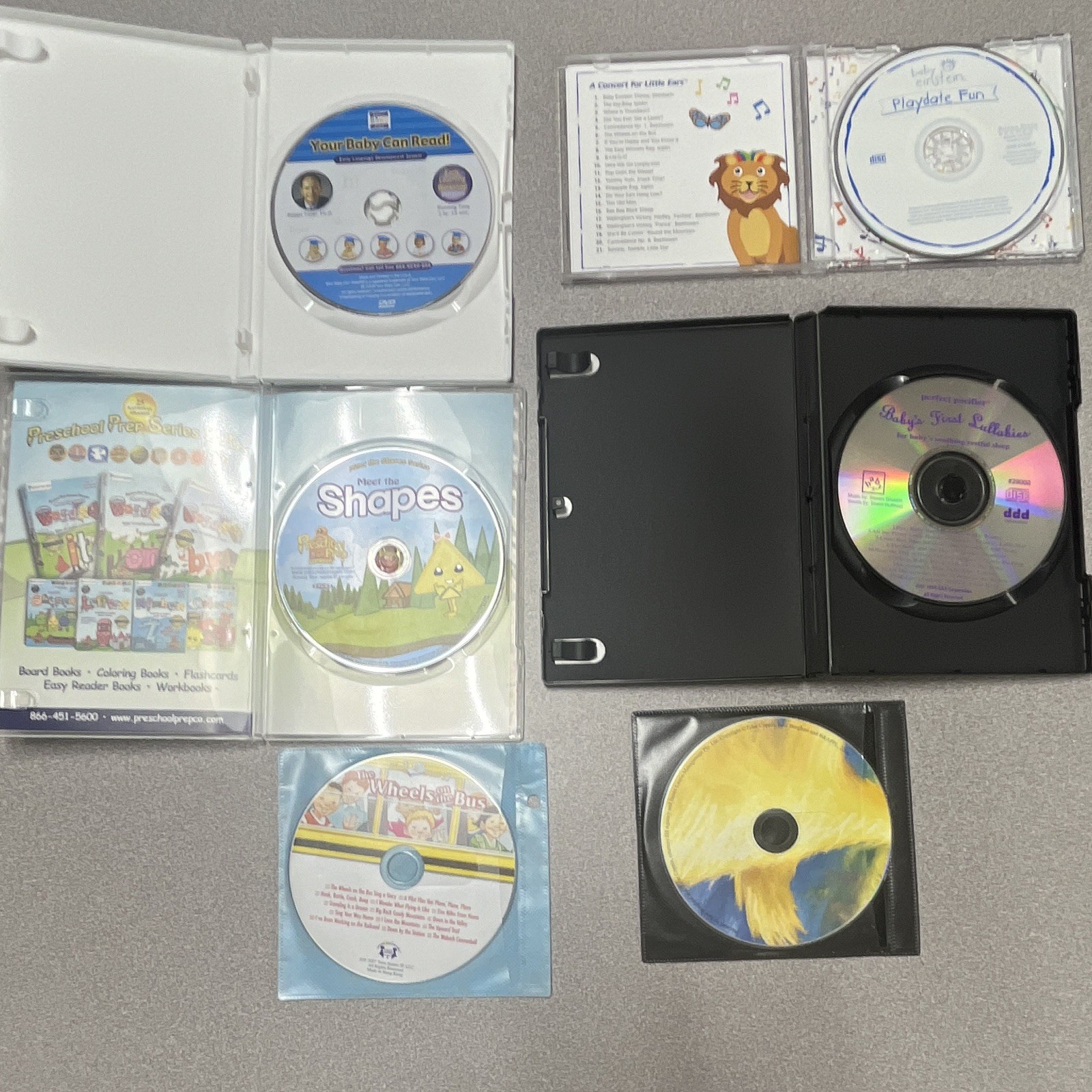 Children’s Early Learning Educational CD Lot – Kids Learning & Preschool Skills