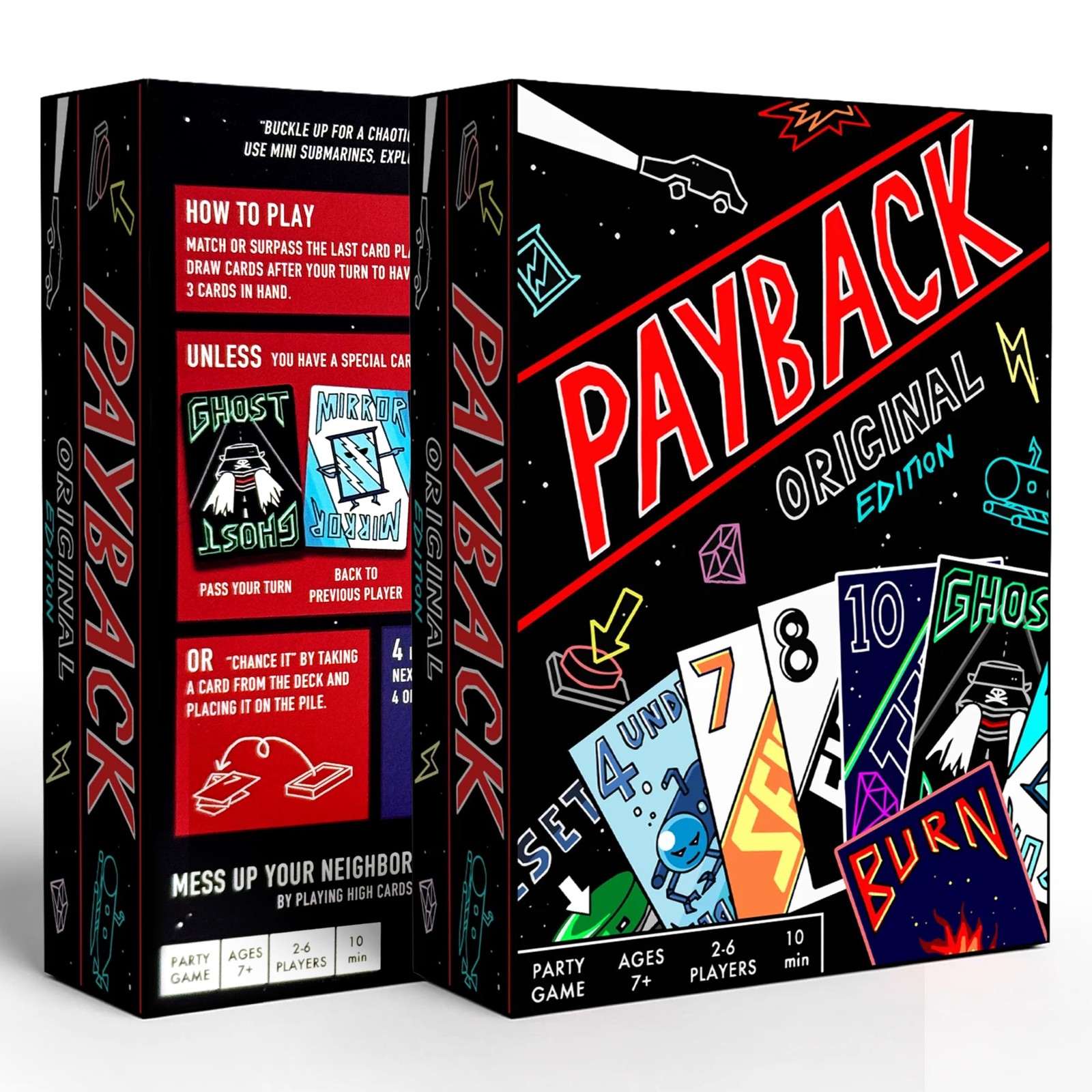 PAYBACK Original Edition – Fun Family Card Games with Betrayal, Strategy & Chaos