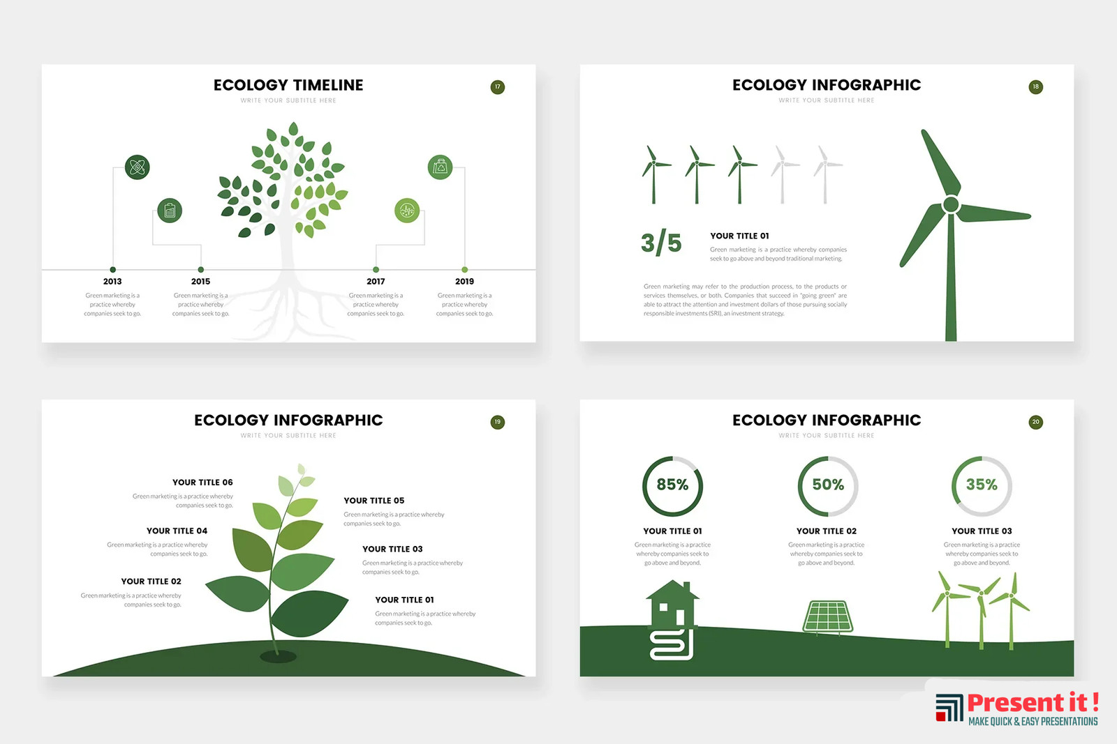Ecology Infographics | Premium Templates