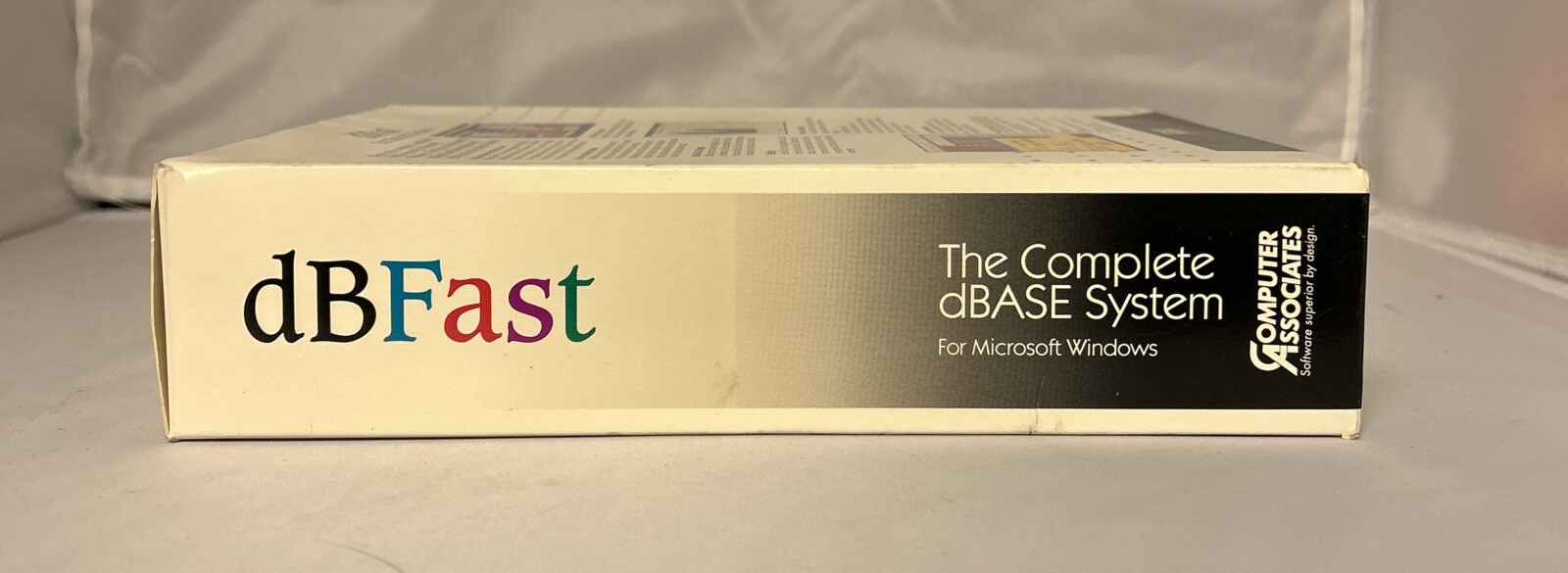 Computer Associates dBFast Version 1.7 Demo 1991 Vintage dBase Computer Software