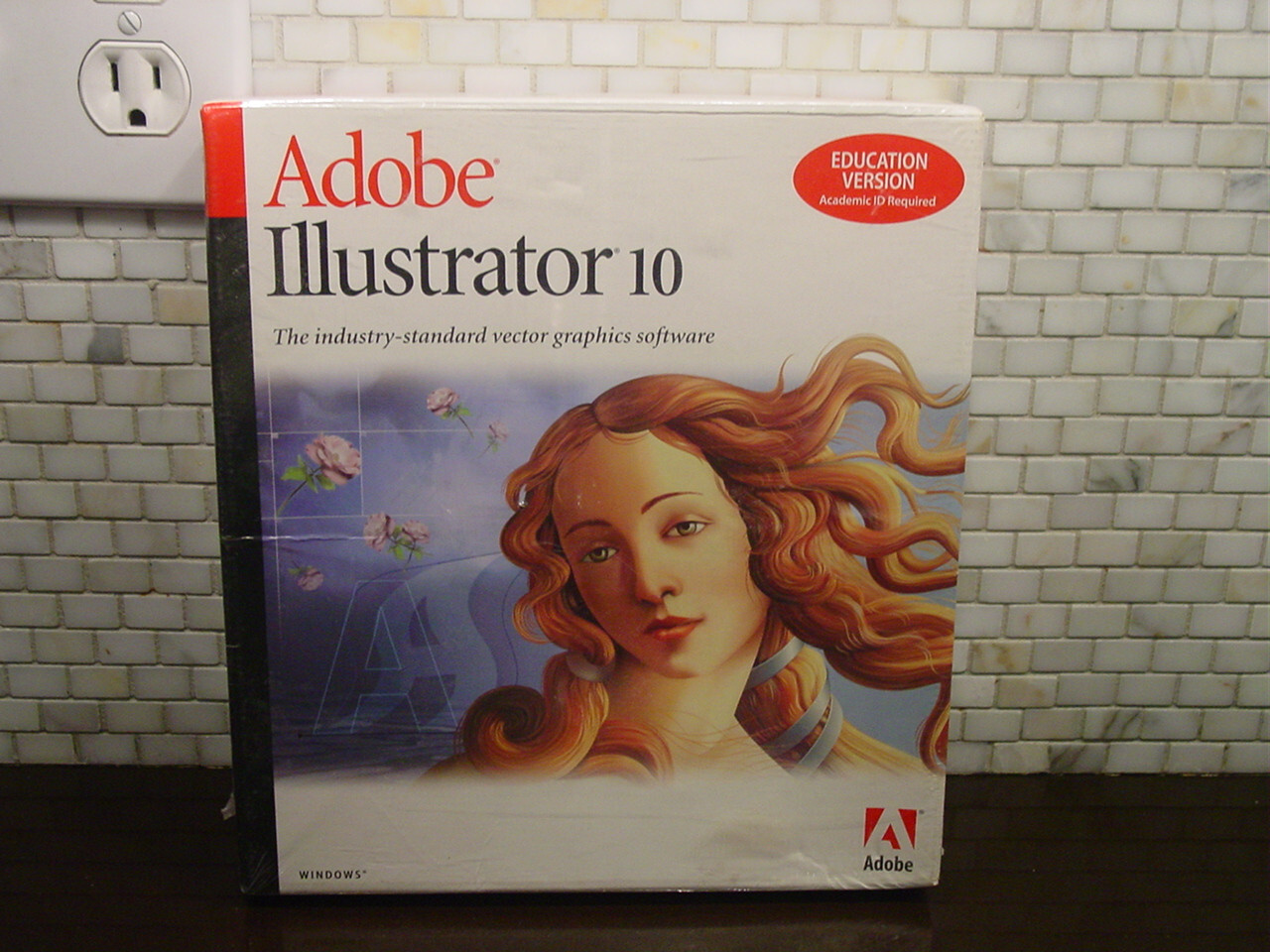 Academic Education Version Adobe Illustrator 10 for Windows PC NEW Sealed