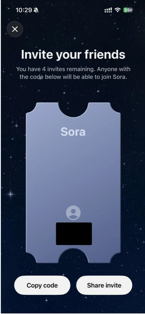 The Sora 2 Invite Code OpenAI 24 hour delivery
