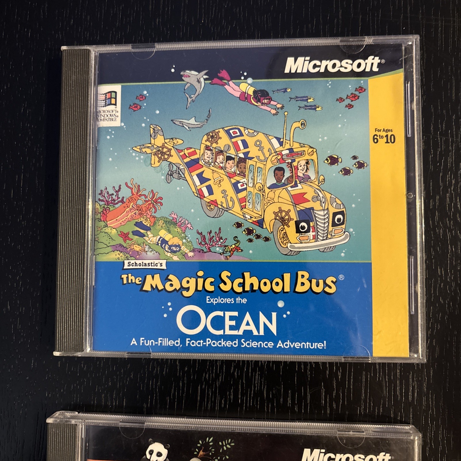 Magic School Bus Microsoft CD Rom – Lot Of 2 – Ocean & Animals