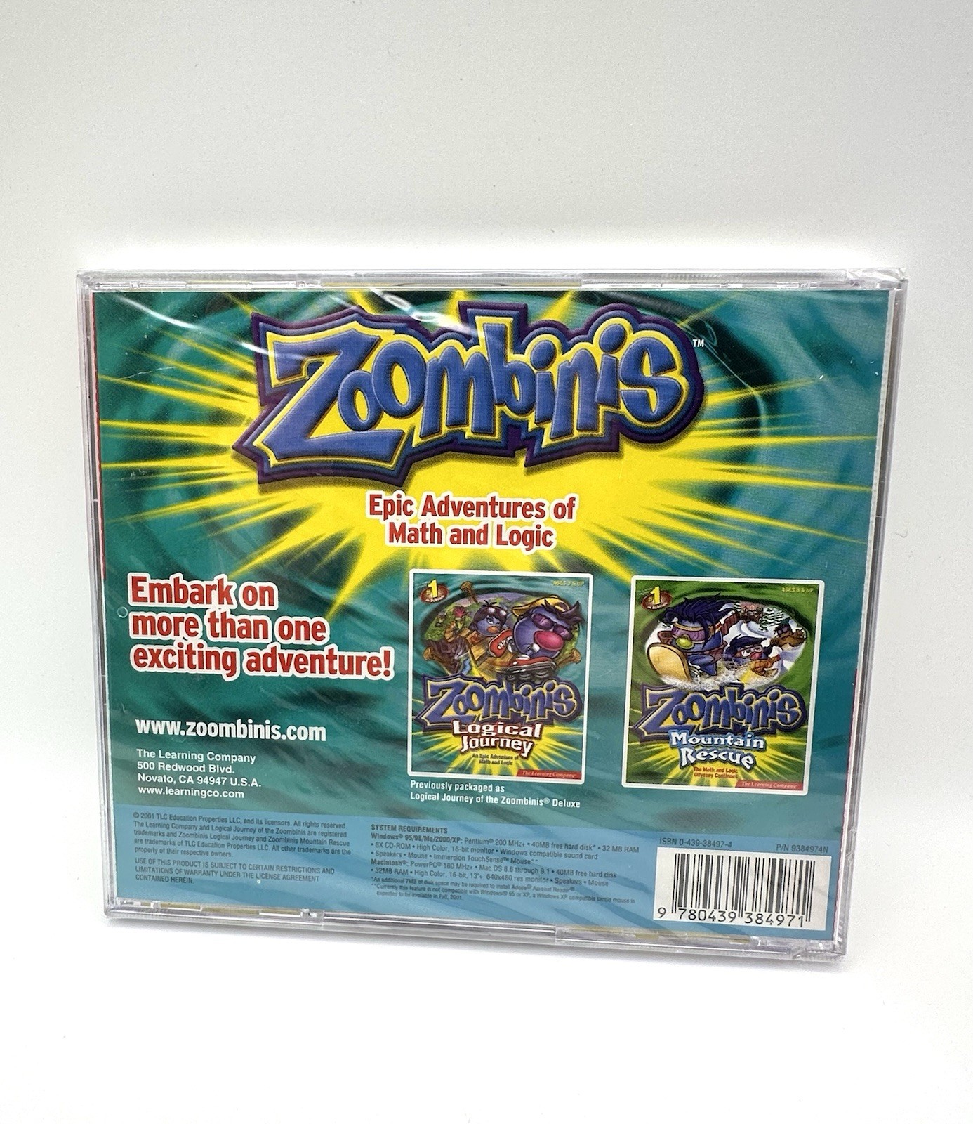 Zoombinis Logical Journey The Learning Company New Sealed Windows 98 PC Game