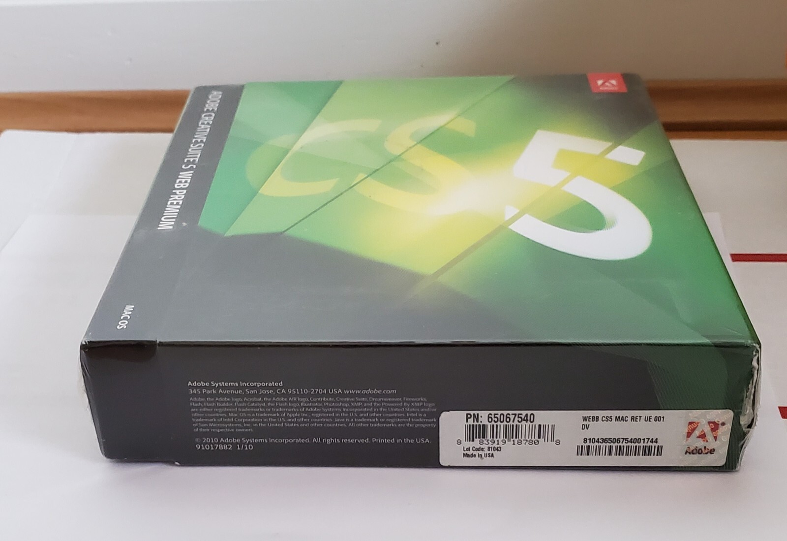 New Adobe Creative Suite 5 Web Premium CS5 Mac OS Full Retail