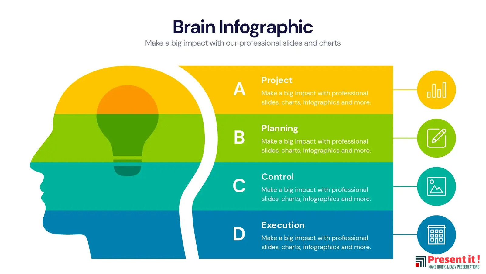 Brain Infographic Design Template