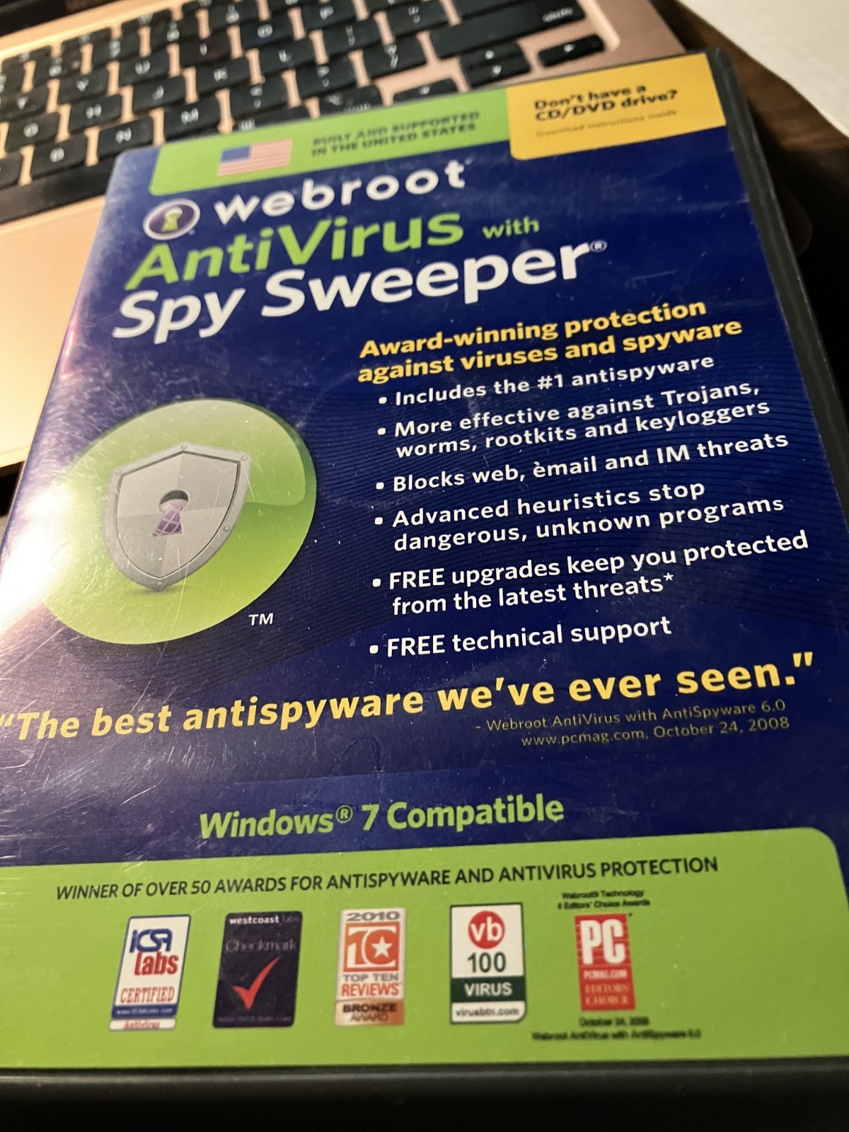 Webroot Antivirus Spy Sweeper DVD