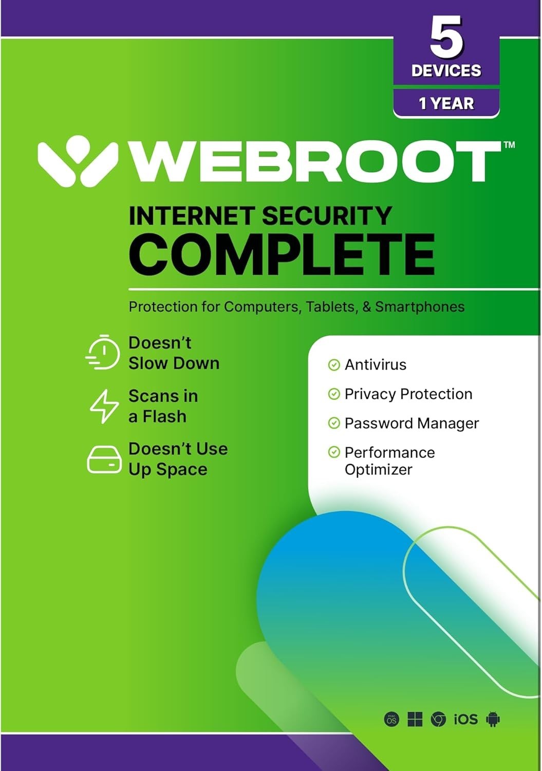 Internet Security Complete 2025: 5 Devices Antivirus & Cloud Backup Solution