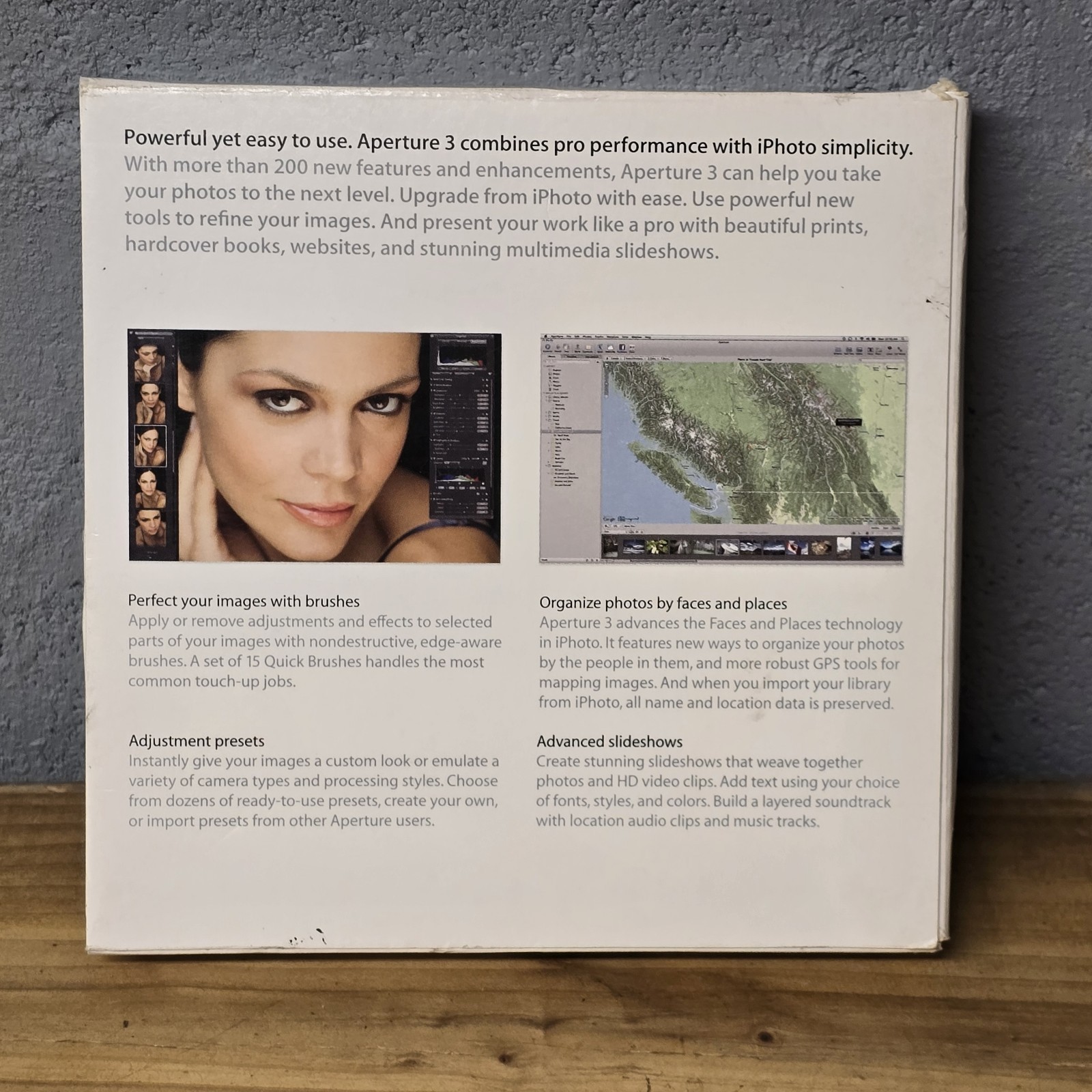 Apple Aperture 3 – Upgrade – MB959Z/A – V3.1 – Software Iphoto
