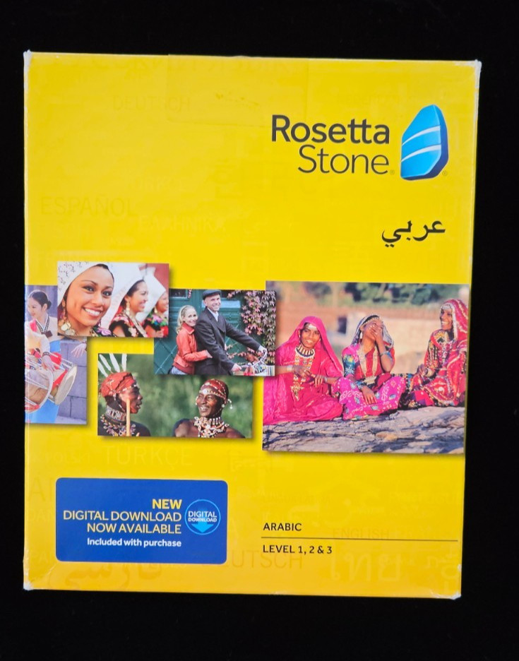 Rosetta Stone Arabic, Level 1, 2 & 3, Version 4, No headphones