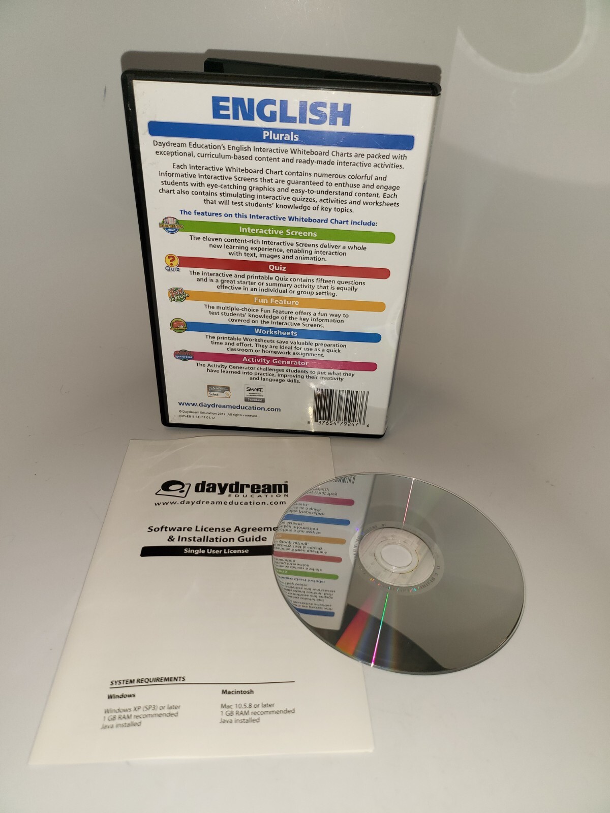 Daydream Education Interactive Whiteboard Software: English – Plurals