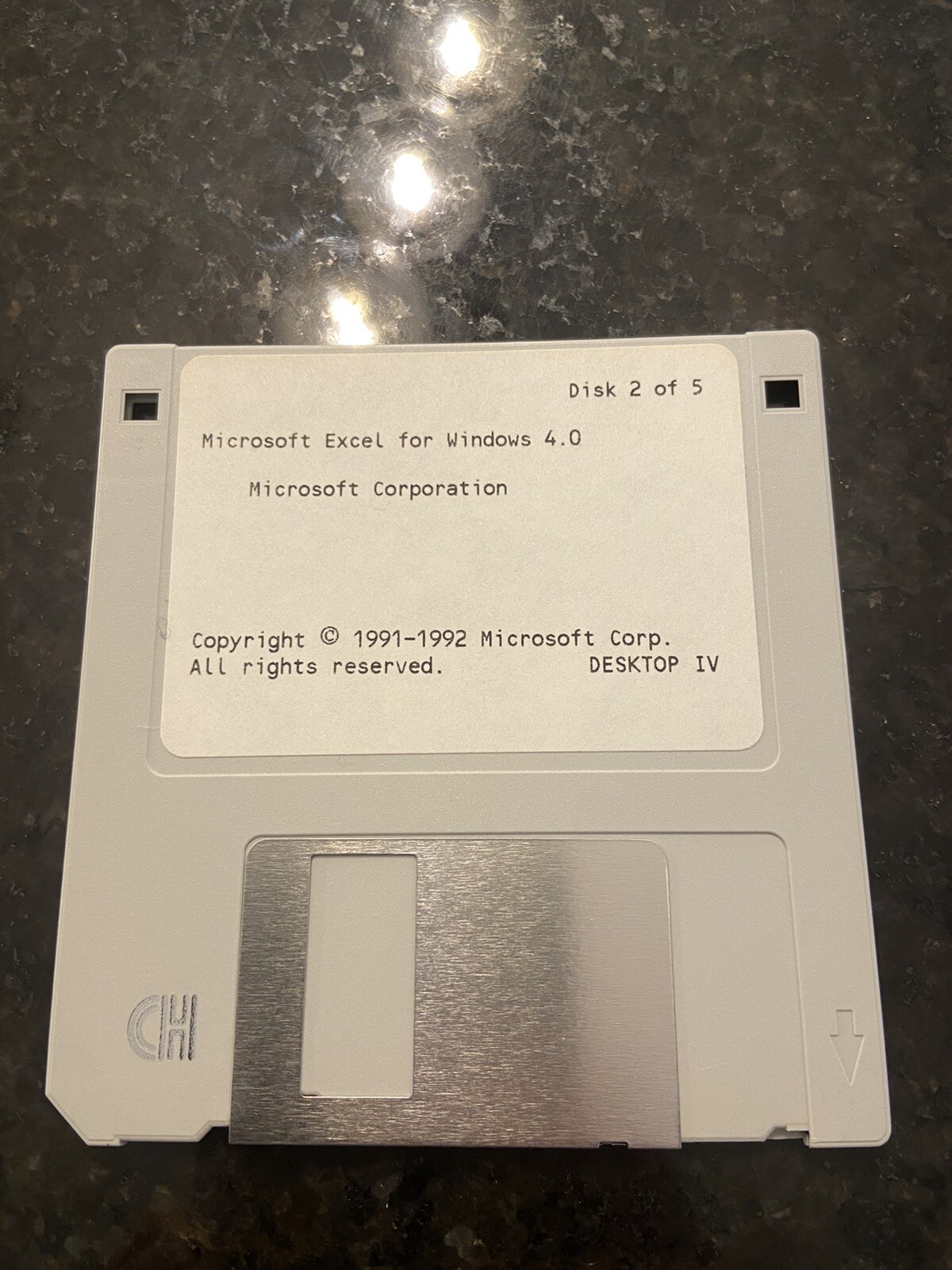 Microsoft Excel 4.0 – 3.5” Floppy Disk. Set Of 5 Disks – 0003