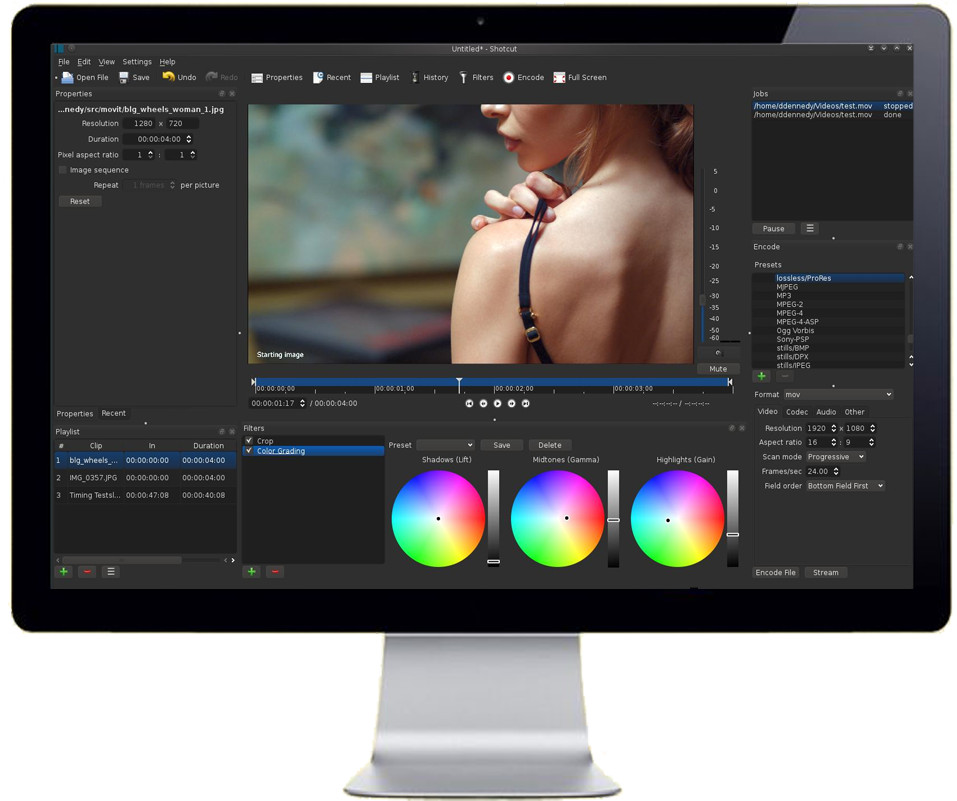 Shotcut Professional HD Video Editing Software Suite-4K Movie-Windows/Mac-on CD