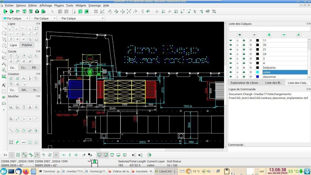Libre Cad 2D – Computer Aided Design CAD Software Package for Windows on CD