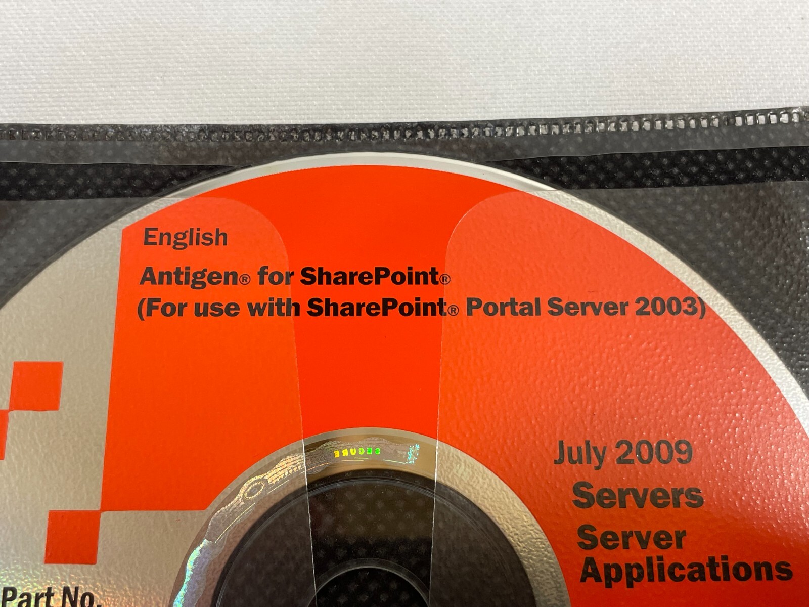 Microsoft Antigen for SharePoint Portal Server 2003 DVD Windows Software