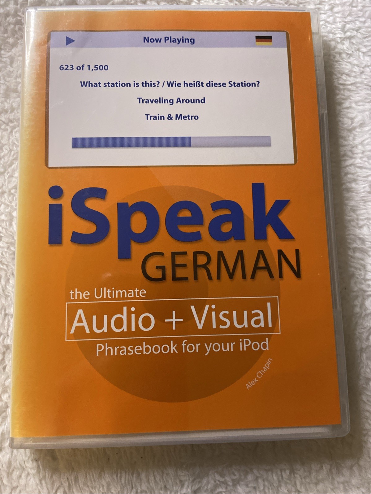 iSpeak German Phrasebook MP3 CD For Your Ipod Audio + Visual 2007 Booklet