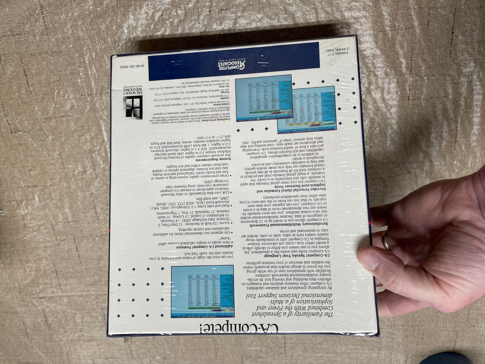 1991 CA-Compete! Multidimensional Modeling & Viewing Promo NOS Computer Assciate