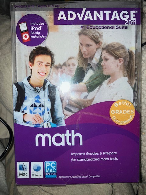 Math Advantage 2011 (Mac and Windows, 2011) *new,sealed*