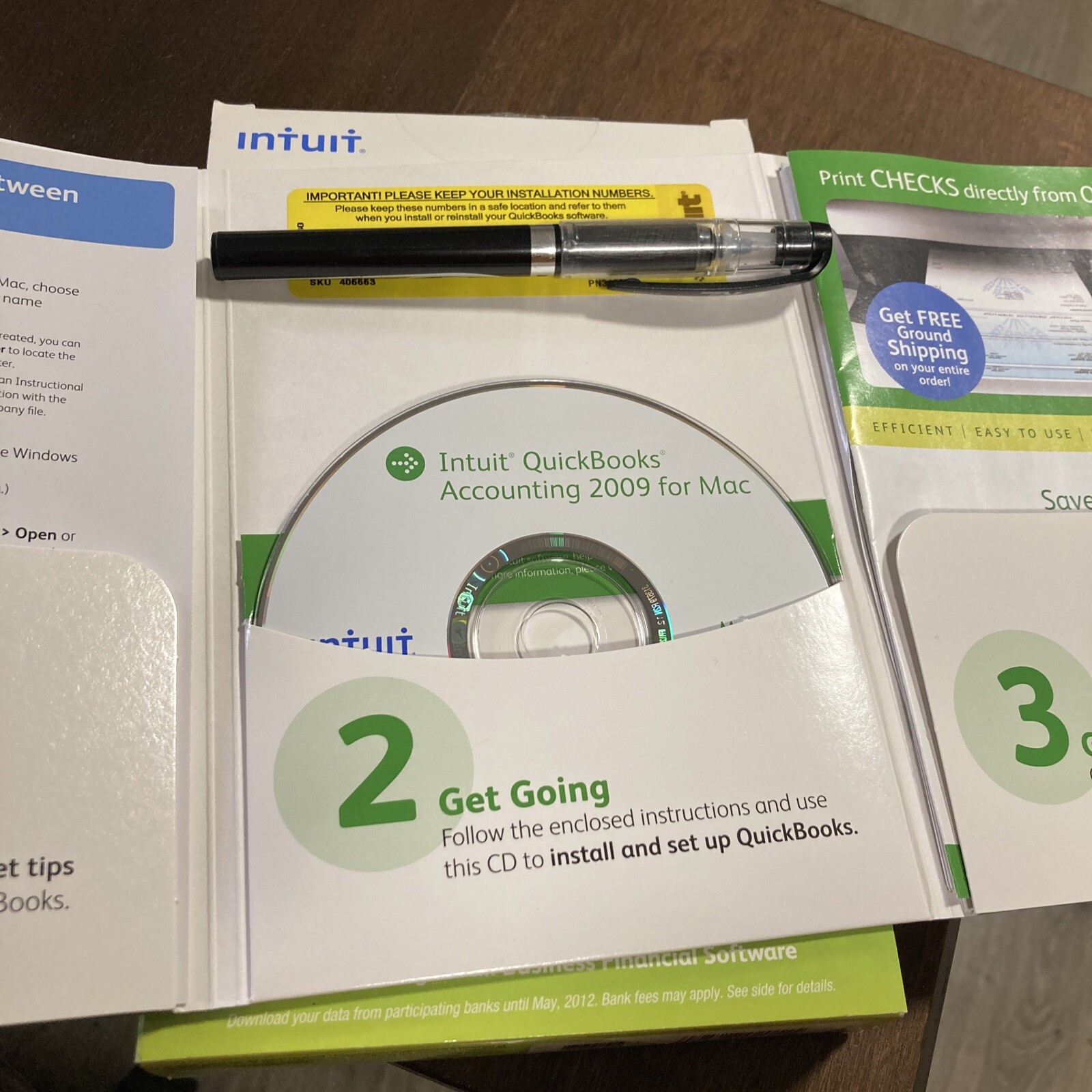 QuickBooks 2009 For Mac Complete W/ Serial Intuit Accounting