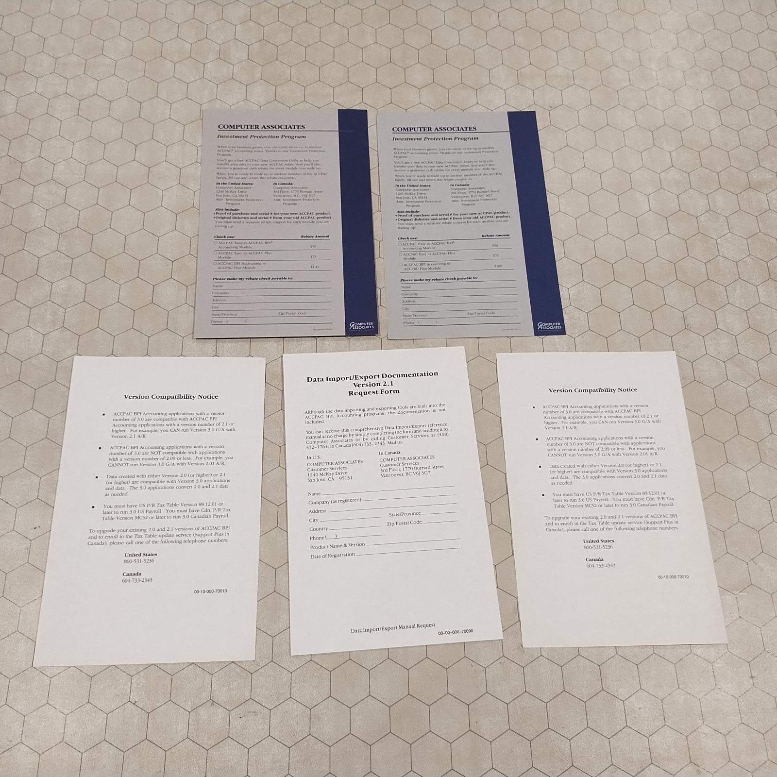 ACCPAC BPI Accounting Accounts Receivable Version 3.0, Computer Associates, 1989