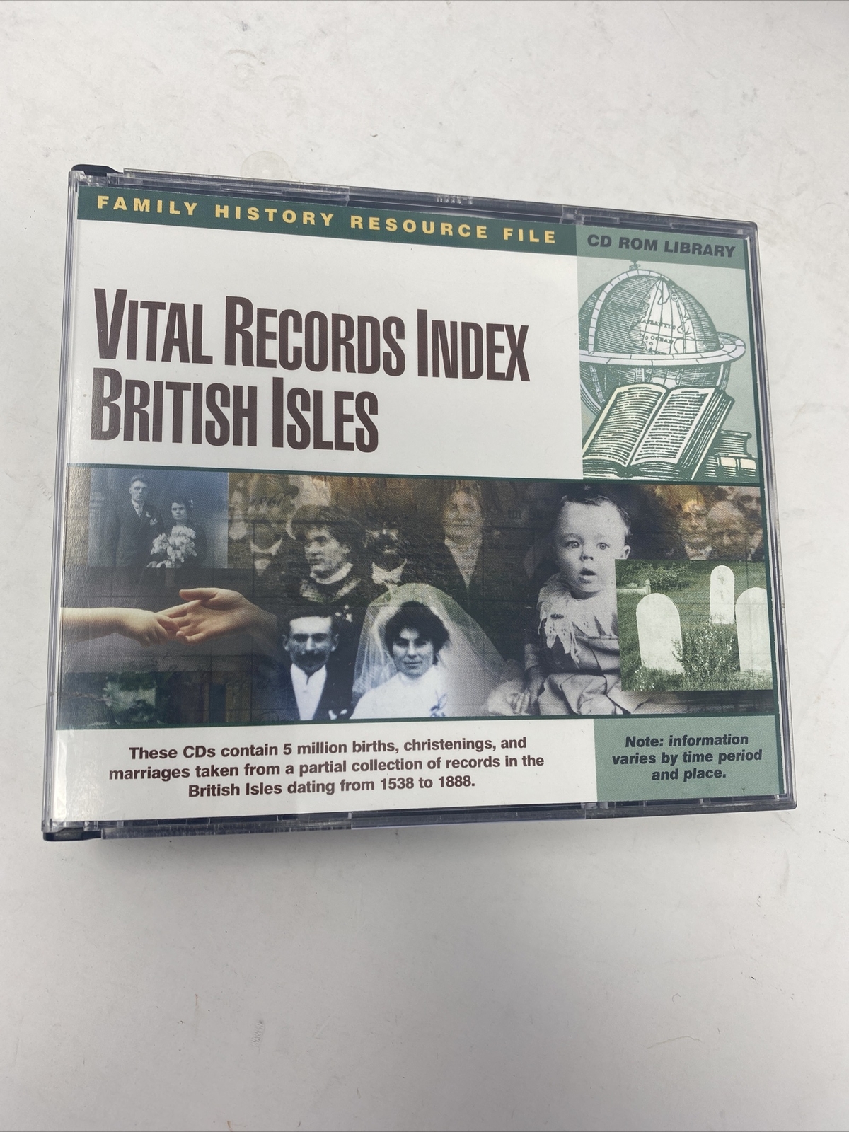 Family History Resource Vital Records Index CD British Isles & North America LDS