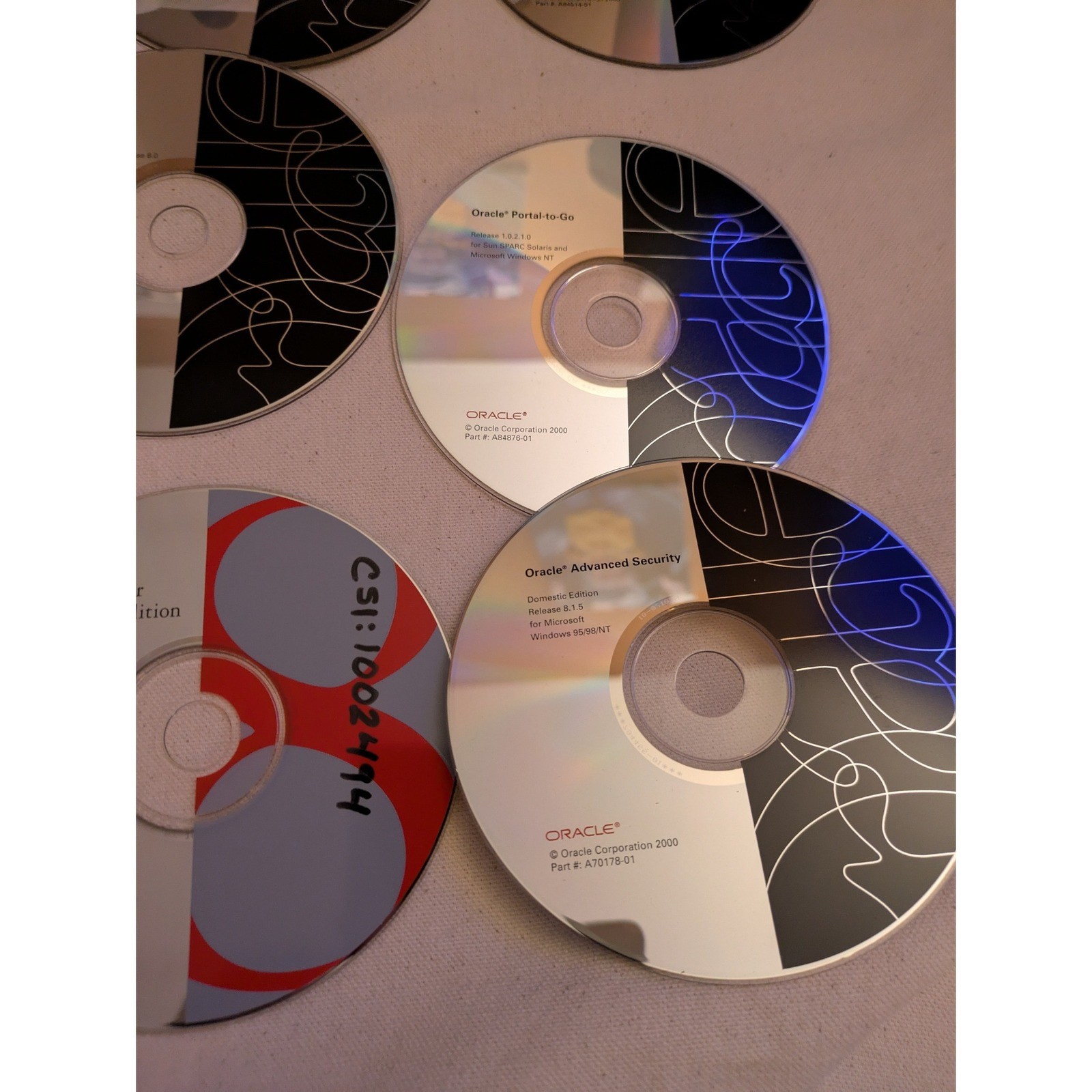 Lot of 25 Oracle Server Enterprise Edition Software CD