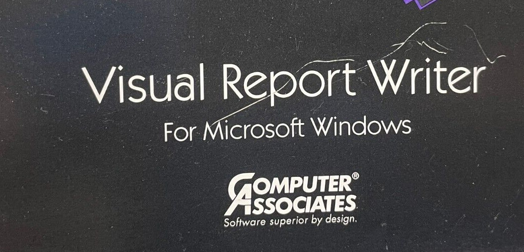 Vintage CA-Ret/ Xbase Visual Report Writer NOS Computer Associates Rare