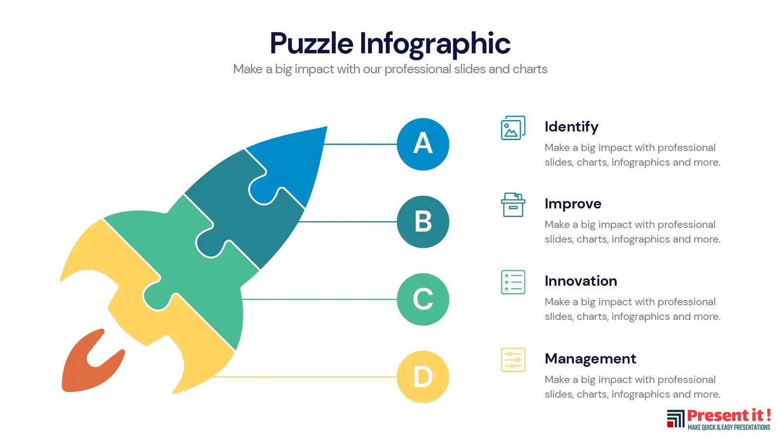 Puzzle Infographic Templates & Slides