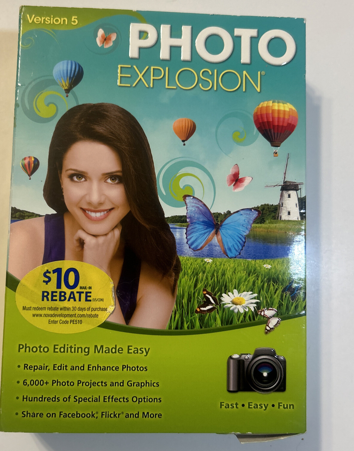 Nova Photo Explosion Version 5 Software New Open Box UPC Removed