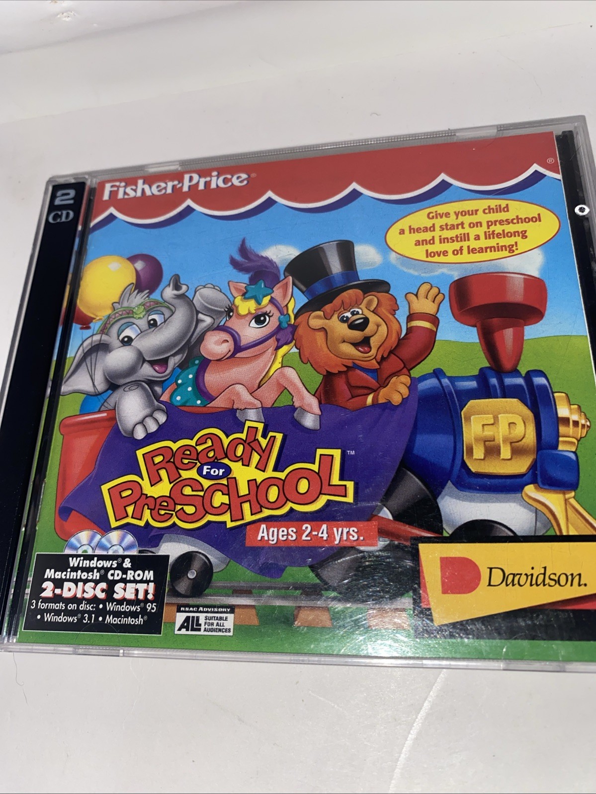 Lot of 3fisher price educational computer CD rom games vintage 90’s age 2-7 vtg
