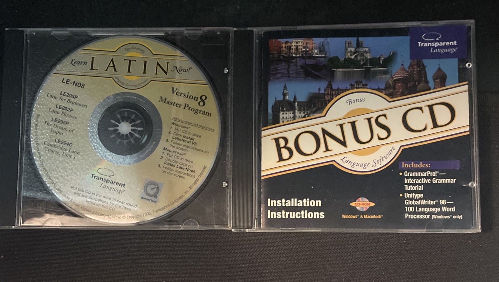 Learn Latin Now – Version 8 Master Program CD-ROM Plus Bonus CD