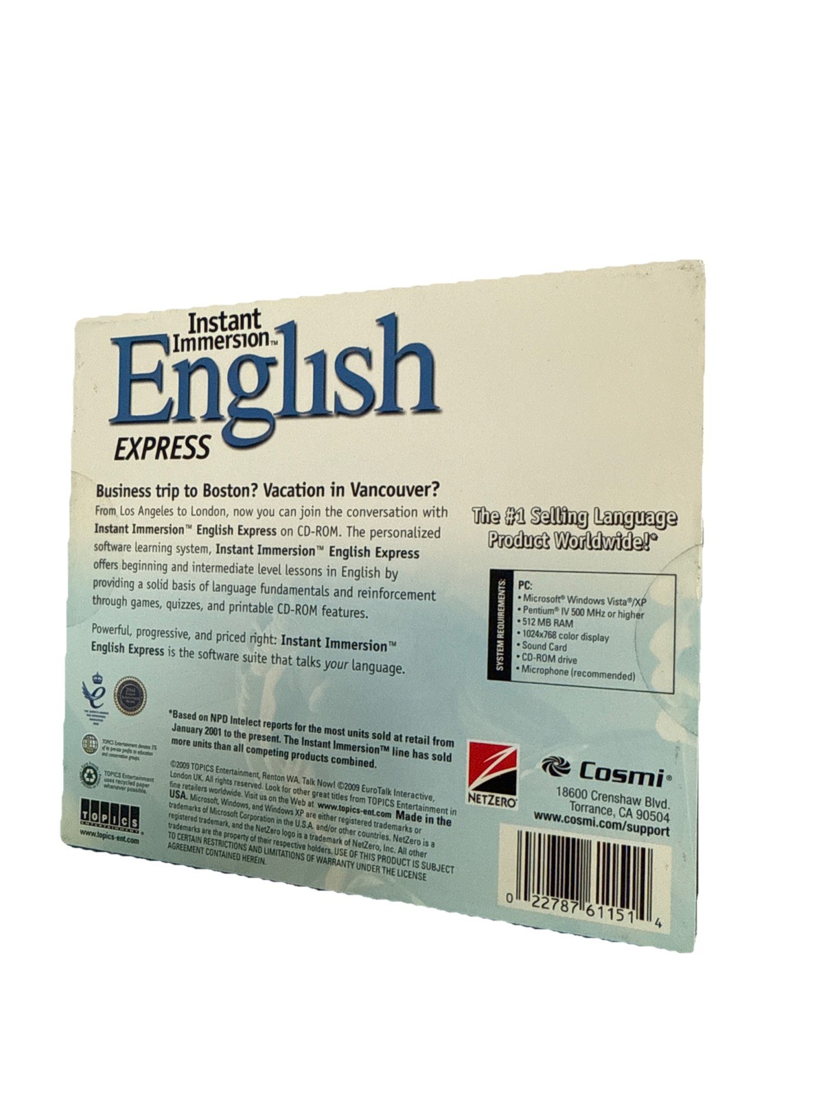 Topics Entertainment Instant Immersion English 2 for PC, Mac