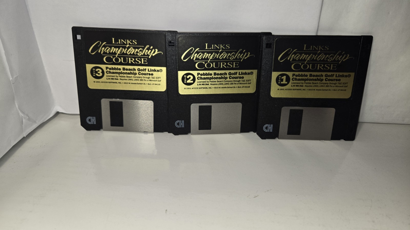 Links 386 Championship Course Access Softwr Belfry Pebble Beach 3.5″ Floppy Disk