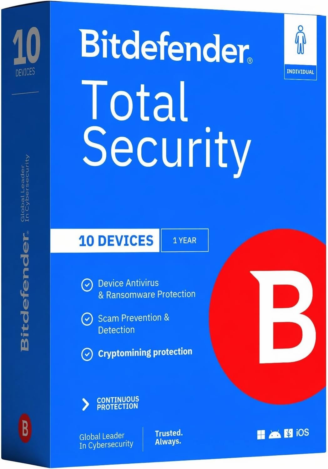 Complete Antivirus & Internet Security Suite – 10 Devices, 1 Year Subscription,
