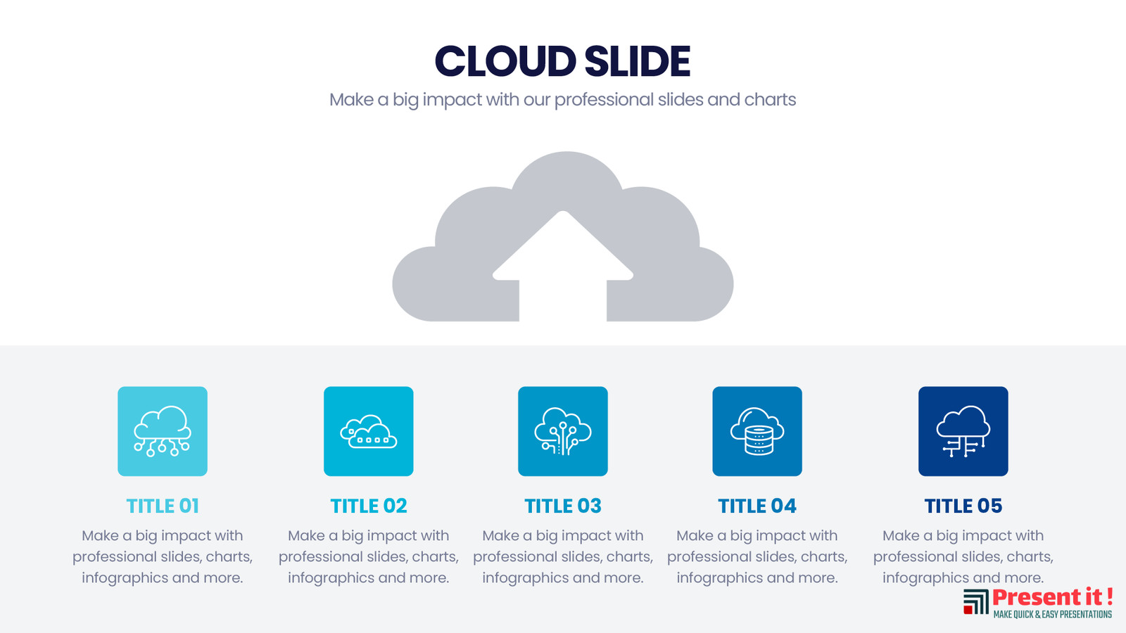 Cloud Infographic Slides Templates