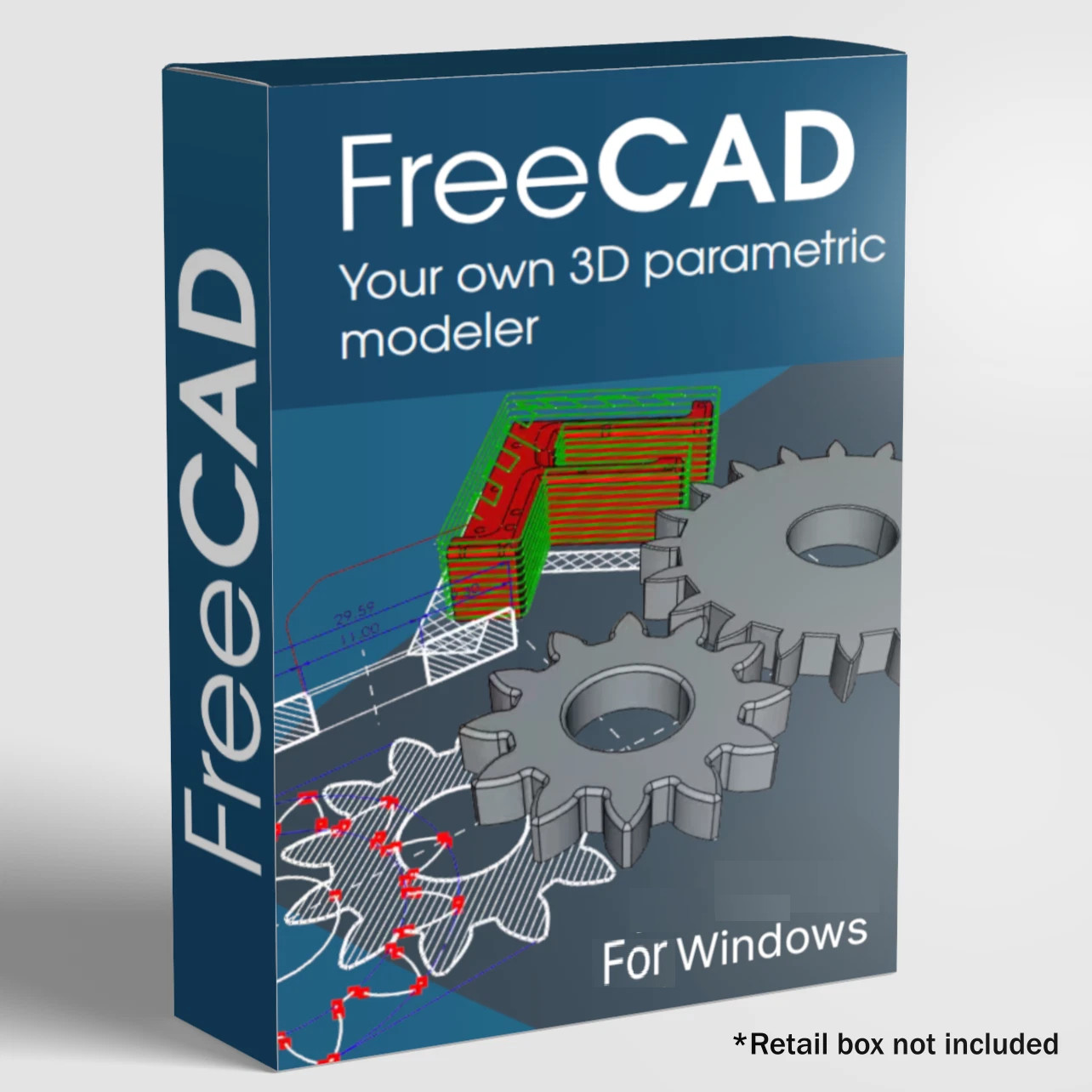 FreeCAD 2D 3D Parametric Graphic Modeling Design Software 2026 For Windows